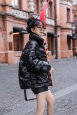 高档时尚羽绒服，女装羽绒服，卡菲莱