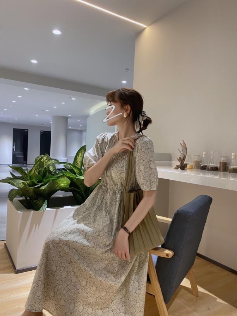 【现货】素雅小花裙，女装，驿谷