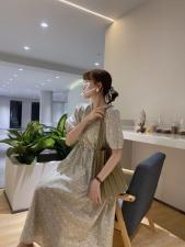 【现货】素雅小花裙，女装，驿谷