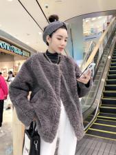 摩卡熊外套，女装，一杭