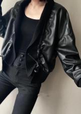 DG822欧货潮流皮衣，女装皮衣，L·H·X