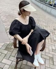 棉布连衣裙颜色很漂亮，女装连衣裙，麦琪