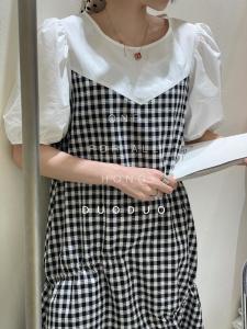 棉布连衣裙,女装连衣裙,虹朵朵