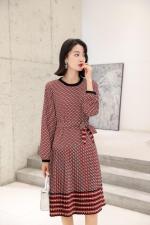 冬季新品定制的面料花型，女装，荷塘月色