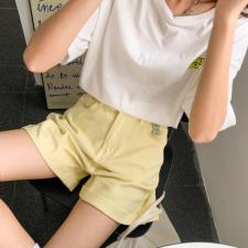 时尚百搭牛仔短裤，女装，里奈(1F)