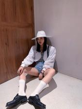 短款防晒衣，女装，last name