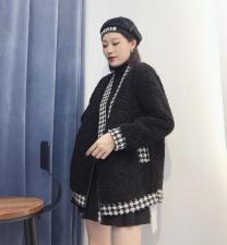冬季新款欧版羊羔毛外套，女装，琼卿格