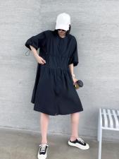 韩版抽绳连衣裙，女装连衣裙，玩美