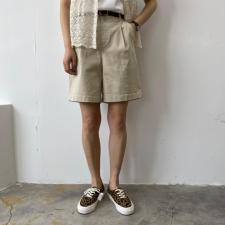 帆布五分短裤，女装，土布鱼