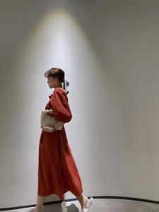 【现货】收腰连衣裙,女装连衣裙,驿谷