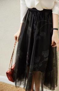 6619欧根纱半裙,女装半身裙,吉丽·洣娜