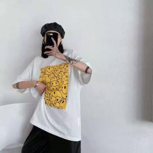 现货～韩版笑脸T，白色，深灰色，粉色，~均码,女装,LOVELS