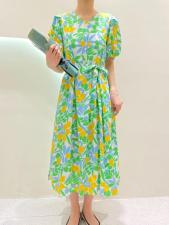 【现货】夏季新款0151碎花连衣裙，女装连衣裙，她她蜜制