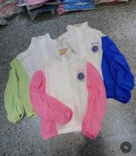 韩版2021夏季时尚休闲字母长?拉链棒球服开衫防晒外套，女装，L·H·X