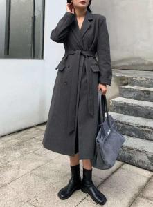 冬季毛呢大衣,女装,一·贝宣