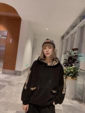 加绒加厚卫衣，女装卫衣/绒衫，柏旺阁