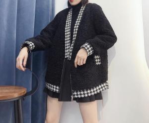 冬季新款 欧版羊羔毛外套,女装,琼卿格