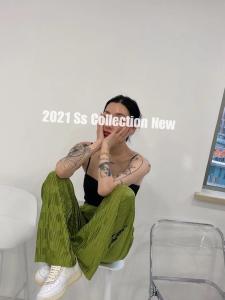 不规则凹印裤子 多色 现货,女装,G