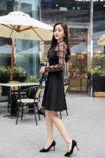 【现货】格子连衣裙，女装连衣裙，艾丹迪蔓