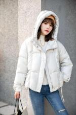 时尚休闲羽绒服，大毛领中长款，短款上市，白鸭90绒，女装羽绒服，艾瑞斯丽