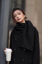 设计款式围巾羊绒，女装，Shian