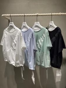 【现货】夏款设计感下摆抽射宽松版T桖,女装,ABout阿布