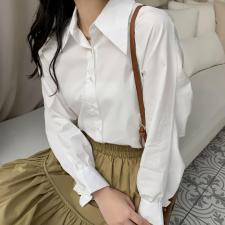 长袖衬衫，女装衬衫，江南俏之羽