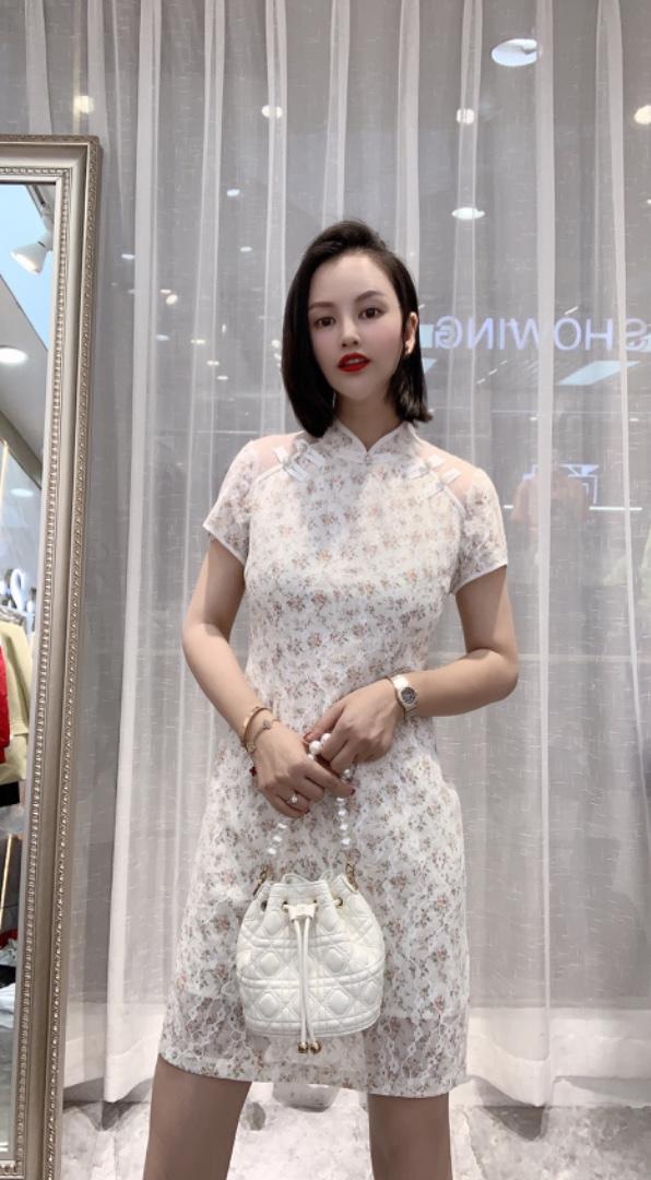 2021夏季新款连衣裙复古中式旗袍，女装连衣裙，时尚名门