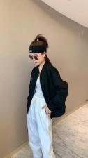 春夏新款时尚短款棒球外套，女装，斐媞梦