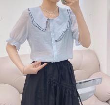 夏季新款洋气小衫，女装，依洛菲
