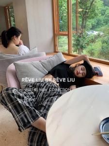 格子裤,女装,REVE LIU