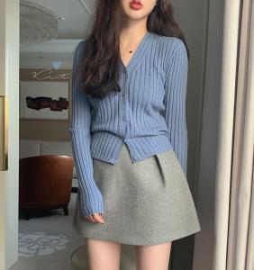 2021春 甜美韩系针织开衫,女装,LMNC
