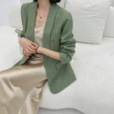春季新款西装，女装西装，蓝衣可