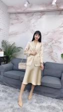 现货醋酸套装，女装职业装，艾涵