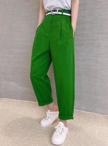 三色老爹裤，女装，哈尼仙贝