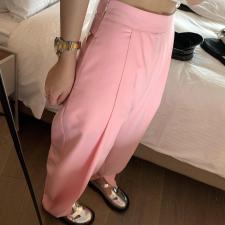 7978高腰开叉萝卜裤，女装，XTZ style