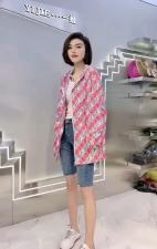 W771-1欧洲站2021夏季新款时尚内抽绳连帽防晒衣，女装，L·H·X