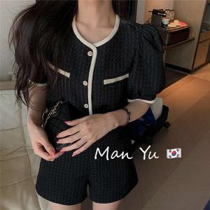 夏季新款，蕾丝小衫,女装,MAN YU 蔓羽
