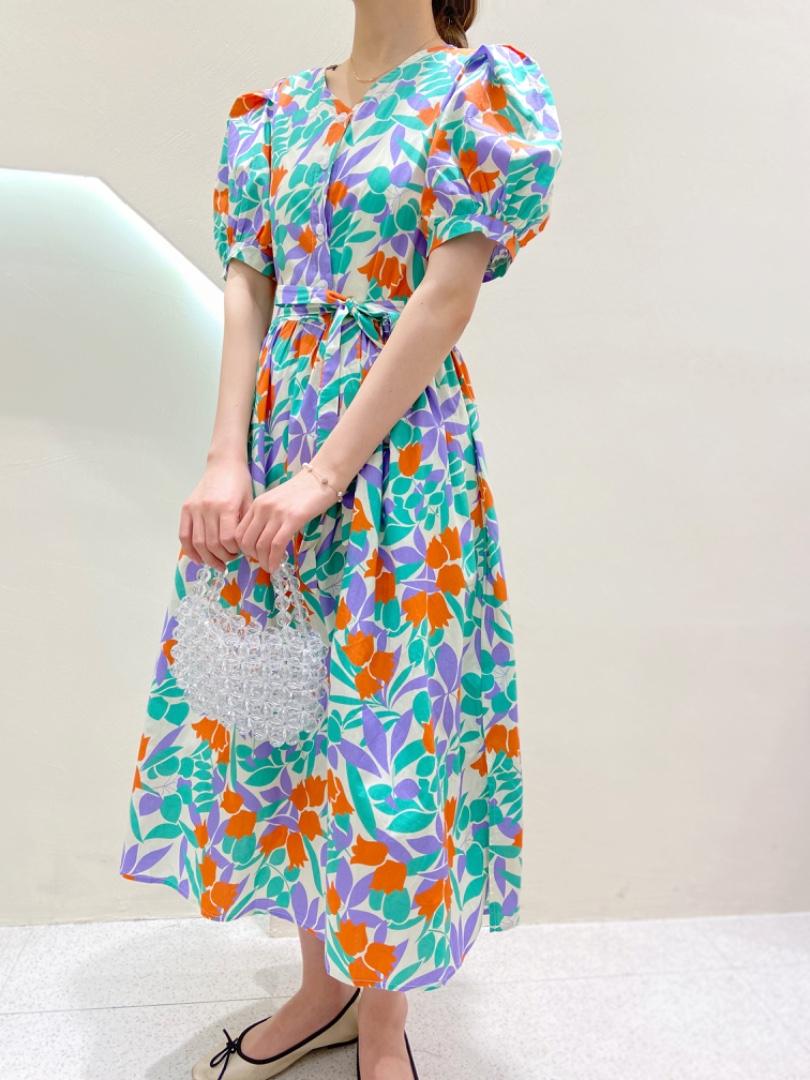 【现货】夏季新款0151碎花连衣裙，女装连衣裙，她她蜜制