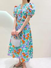 【现货】夏季新款0151碎花连衣裙，女装连衣裙，她她蜜制