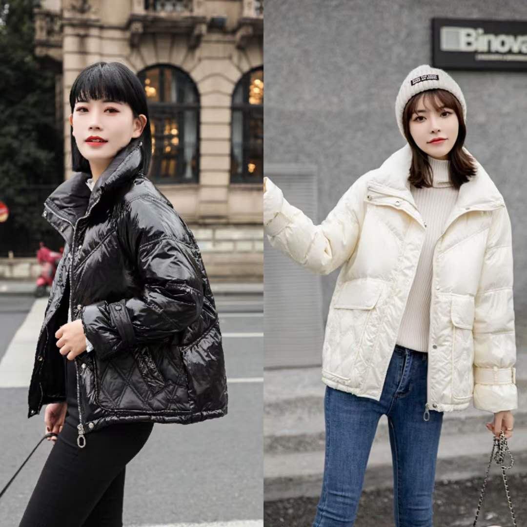 90绒羽绒服，女装羽绒服，娇姿百合