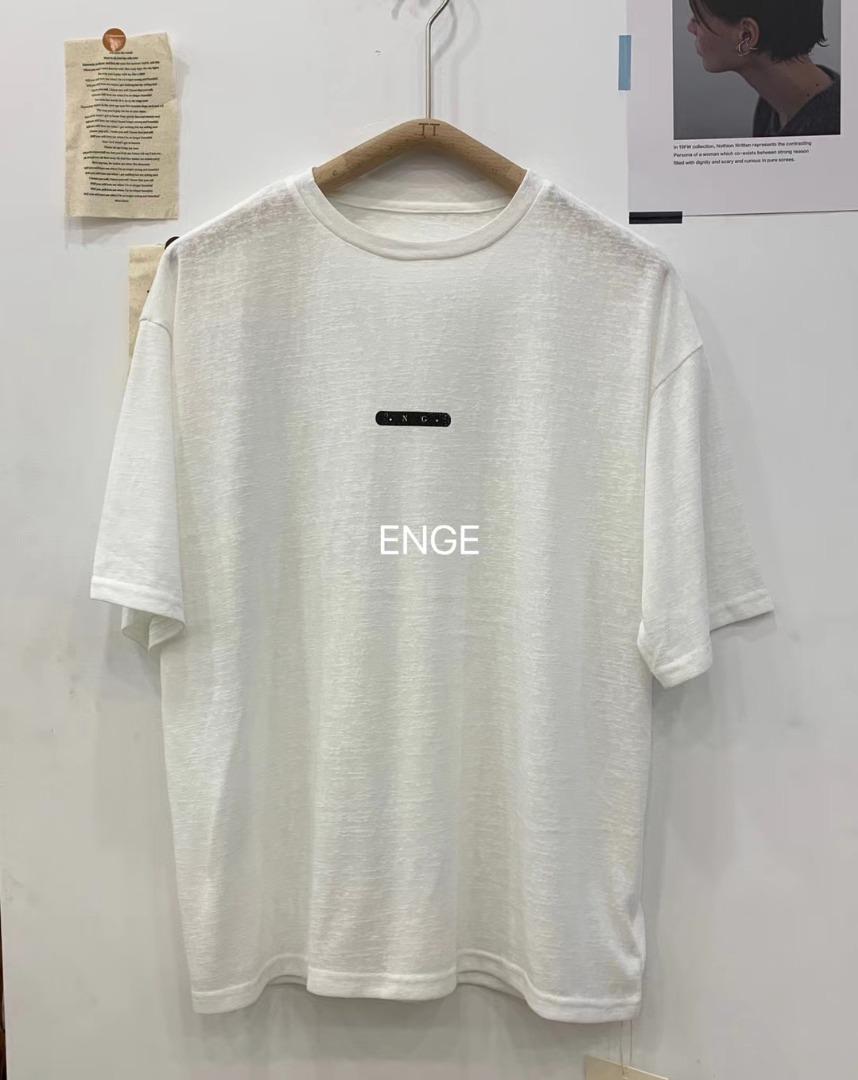 亚麻针织T恤，女装T恤，ENGE