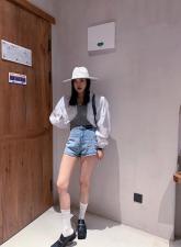 短款防晒衣，女装，last name