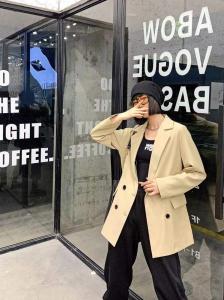 休闲大气韩版西服,女装,那简
