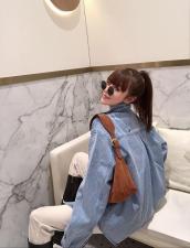 2021年春季牛仔衬衫新品，女装衬衫，尚映