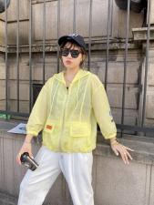 【现货】夏季新款糖果色薄款时尚防晒外套，女装，微迪菲