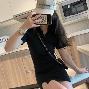 Polo领连衣裙,女装连衣裙,XTZ style