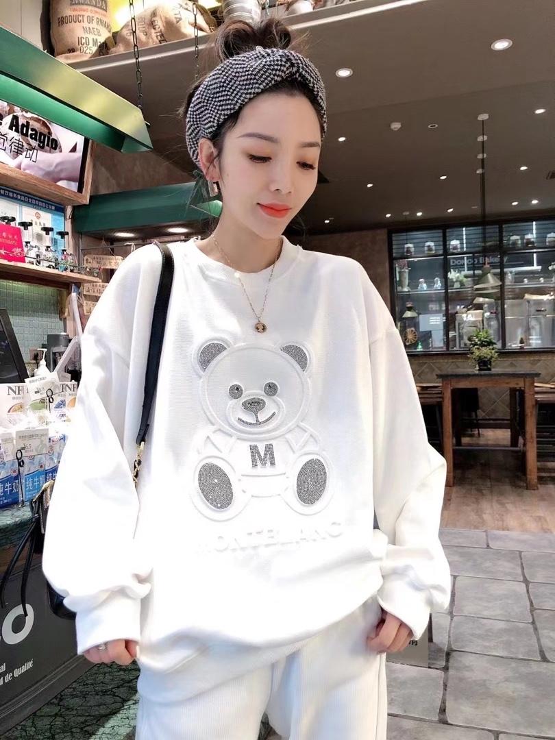 小熊烫钻卫衣，女装卫衣/绒衫，一杭