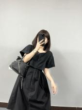 夏季新款，连衣裙，套装，中裤，背带裤，女装连衣裙，依唯家