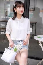 【现货】夏季新款女装时尚大方短袖小衫，女装，红火丹妮